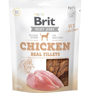 Przysmak dla psa BRIT Jerky Chicken Fillets 200 g