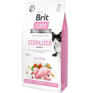 Karma dla kota BRIT Care Sterilized Sensitive Królik 7 kg