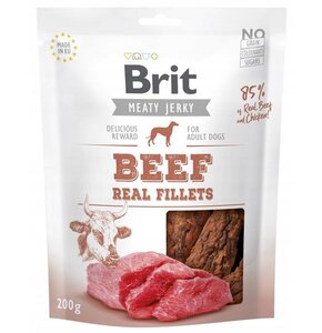 Przysmak dla psa BRIT Beef Real Fillets Wołowina z kurczakiem 200 g