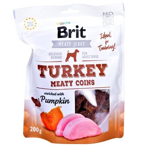 Przysmak dla psa BRIT Jerky Turkey Meaty Coins Pumpkin 200 g