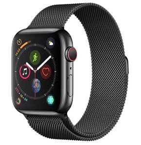 Pasek DEVIA Elegant Milanese do Apple Watch (42/44/45mm) Czarny