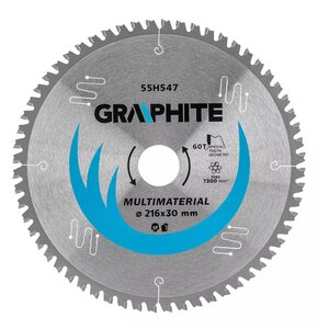Tarcza do cięcia GRAPHITE 55H547 216 mm