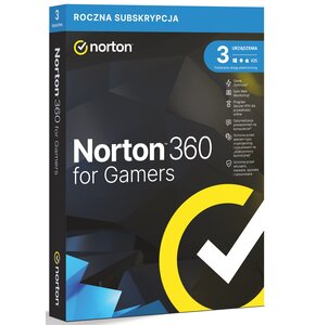 Antywirus NORTON 360 For Gamers 50GB 3 URZĄDZENIA 1 ROK Kod aktywacyjny