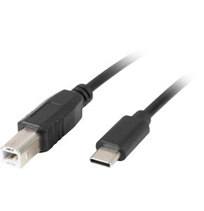Kabel USB-C - USB-B LANBERG CA-USBA-13CC-0030-BK 3 m