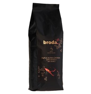 Kawa ziarnista BRODA COFFEE Papua Nowa Gwinea Simbu Premium A Arabica 0.25 kg