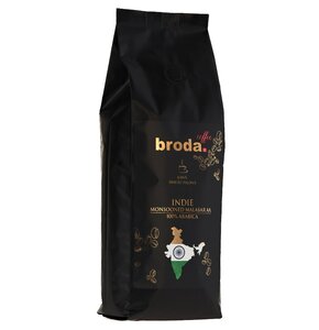 Kawa ziarnista BRODA COFFEE Indie Monsooned Malabar AA Arabica 0.5 kg