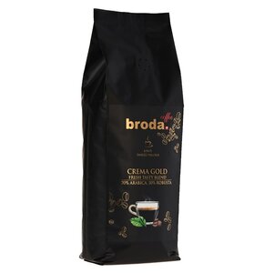 Kawa ziarnista BRODA COFFEE Crema Gold Tasty Blend 1 kg