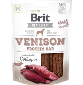 Przysmak dla psa BRIT Jerky Venison Protein Bar Dziczyzna 80 g