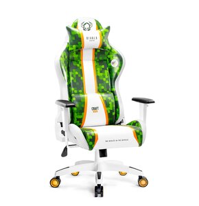 Fotel DIABLO X-ONE Craft (L) Biało-zielony