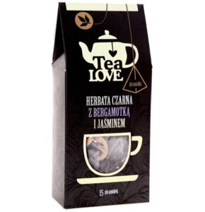 Herbata TEA LOVE Czarna z bergamotką i jaśminem (15 sztuk)