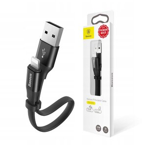 Kabel USB - Lightning BASEUS Nimble 0.23 m Szary