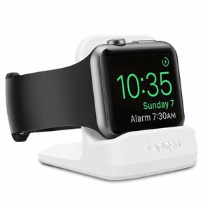 Podstawka SPIGEN S350 Night Stand do Apple Watch 38/40/42/44mm Biały