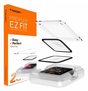 Szkło hybrydowe SPIGEN ProFlex ”EZ FIT” do Apple Watch 4/5/6/SE (44mm)