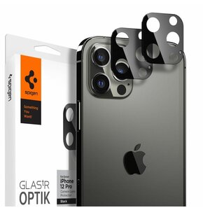 Nakładka na obiektyw SPIGEN Optik.Tr Camera Lens do Apple iPhone 12 Pro Czarny