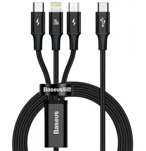 Kabel USB Typ-C - Lightning/Micro USB/USB Typ-C BASEUS CAMLT-SC01 1.5 m