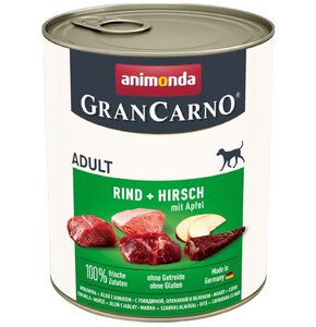 Karma dla psa ANIMONDA GranCarno Wołowina z dziczyzną i jabłkiem 800 g
