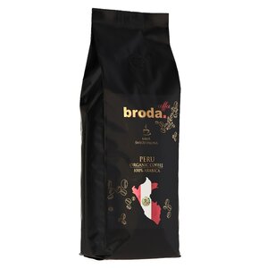 Kawa ziarnista BRODA COFFEE Peru Organic Coffee Arabica 0.25 kg