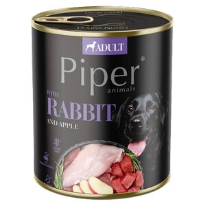 Karma dla psa PIPER Animals z królikiem i jabłkiem 800 g
