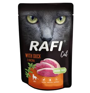 Karma dla kota RAFI Kaczka 100 g
