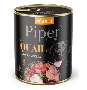 Karma dla psa PIPER Animals z przepiórką 800 g