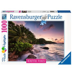 Puzzle RAVENSBURGER Premium Wyspa Praslin Seszele (1000 elementów)