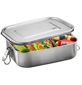 Pojemnik stalowy GEFU Lunch Box Endure 12735 1.4 L Srebrny