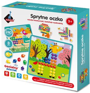 Zabawka edukacyjna ASKATO Genialny dzieciak Sprytne oczko 104799