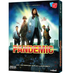 Gra planszowa REBEL Pandemic Czy potraficie ocalić ludzkość?