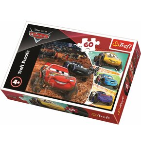 Puzzle TREFL Disney Pixar Cars Zygzak McQueen z przyjaciółmi 17327 (60 elementów)