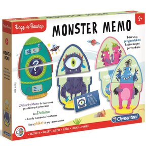 Gra edukacyjna CLEMENTONI Monster Memo