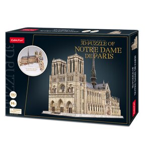 Puzzle 3D CUBIC FUN Budowle Świata Katedra Notre Dame MC260H (293 elementy)