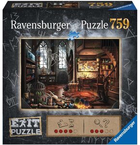 Puzzle RAVENSBURGER Exit Laboratorium Czarodzieja 19954 (759 elementów)