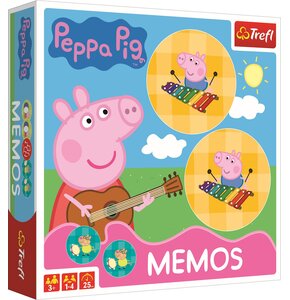 Gra logiczna TREFL Świnka Peppa Memos 01893