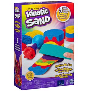 Piasek kinetyczny SPIN MASTER Kinetic Sand Tęczowy zestaw 6053691