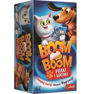 Gra karciana TREFL Boom Boom Psiaki i Kociaki 01909