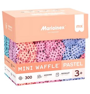 Klocki elastyczne MARIOINEX Mini Waffle Pastel 903636