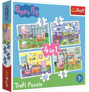 Puzzle TREFL Świnka Peppa: Wspomnienia z wakacji 34359 (71 elementów)