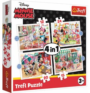 Puzzle TREFL Disney: Myszka Minnie z przyjaciółmi 34355 (71 elementów)