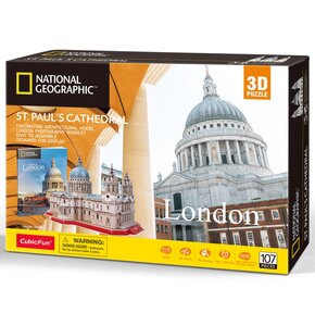 Puzzle 3D CUBIC FUN National Geographic Katedra św. Pawła DS0991 (107 elementów)