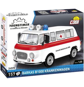 Klocki plastikowe COBI Youngtimer Collection Barkas B1000 Krankenwagen COBI-24595