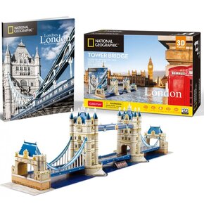 Puzzle 3D CUBIC FUN National Geographic Tower Bridge 306-DS0978H (120 elementów)