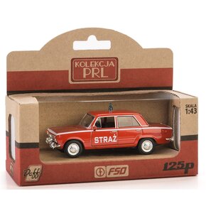 Samochód DAFFI Kolekcja PRL Fiat 125P Straż B-247