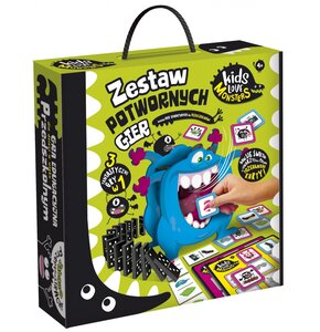 Gra logiczna LISCIANI Kids Love Monsters Zestaw pierwszych potwornych gier 304-PL82735