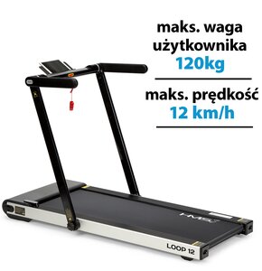 Bieżnia elektryczna HMS LOOP12 930W 12km/h Czarny