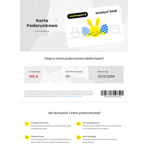 Karta podarunkowa MEDIA EXPERT - WIELKANOC