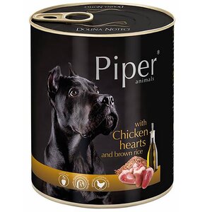 Karma dla psa PIPER Animals z sercami kurczaka i brązowym ryżem 800 g