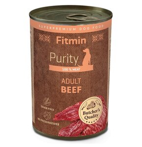 Karma dla psa FITMIN Purity Tin Beef Wołowina 400 g