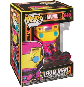 Figurka FUNKO Pop Marvel Black Light Iron Man