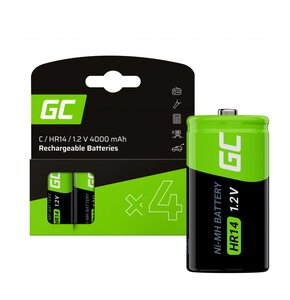 Akumulatorki GREENCELL GR14 (4 szt.)