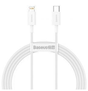 Kabel USB-C do Lightning BASEUS Superior Series CATLYS-02 0.25m Biały